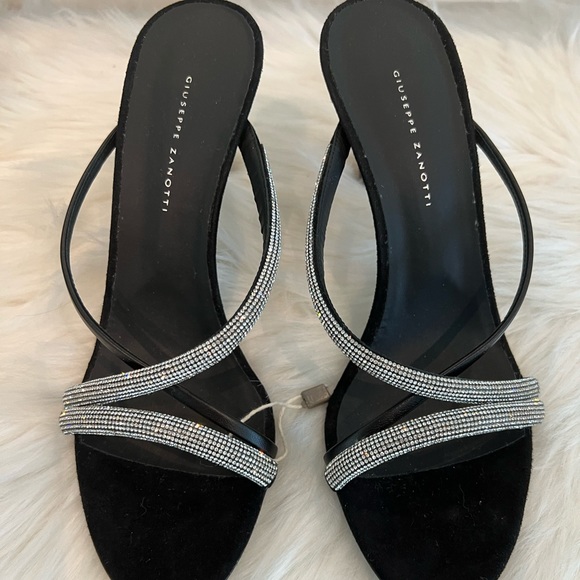 Authentic Giuseppe Zanotti croisette crystal heels - Picture 4 of 7